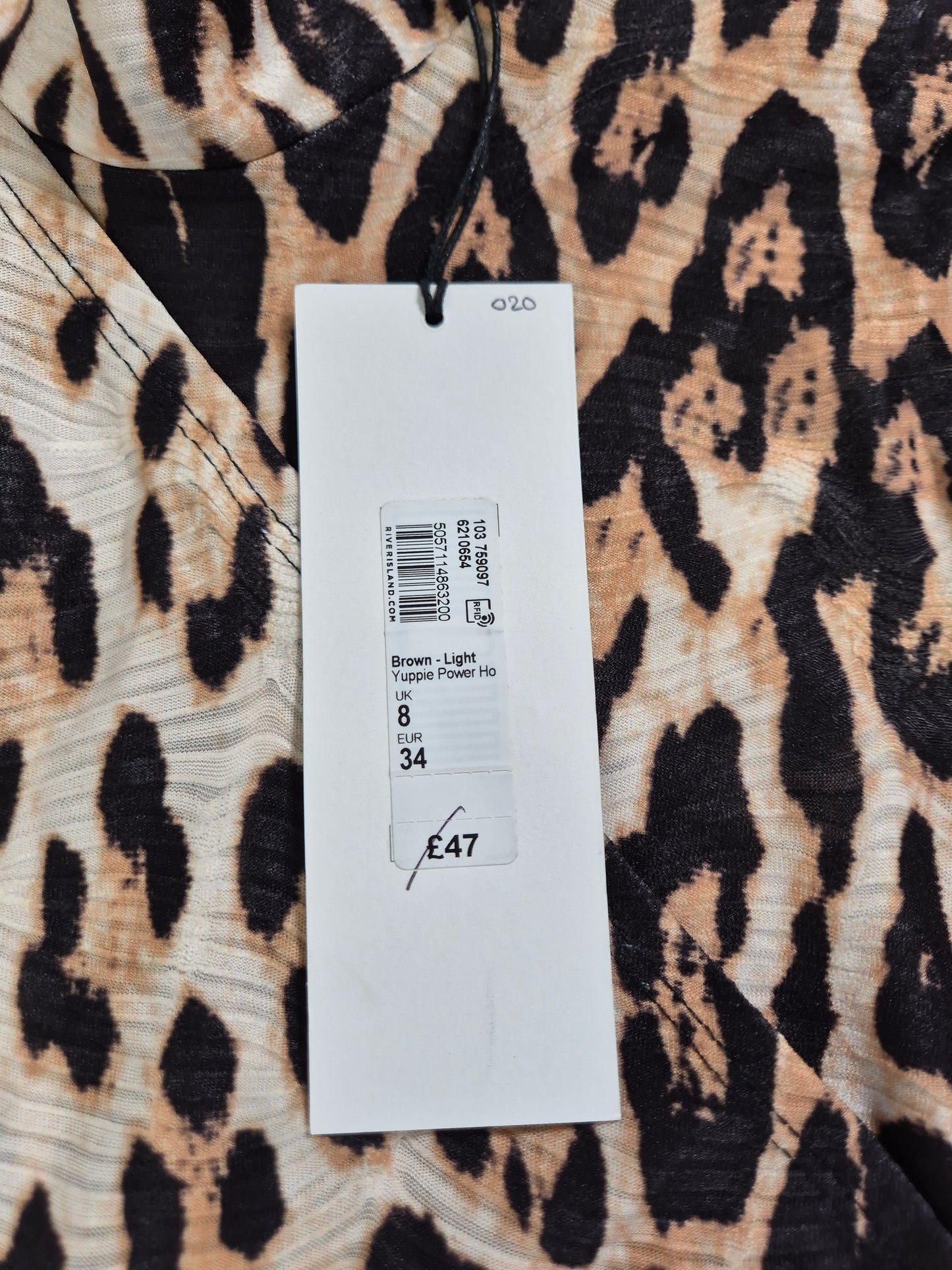 Naiste pikk kleit leopard