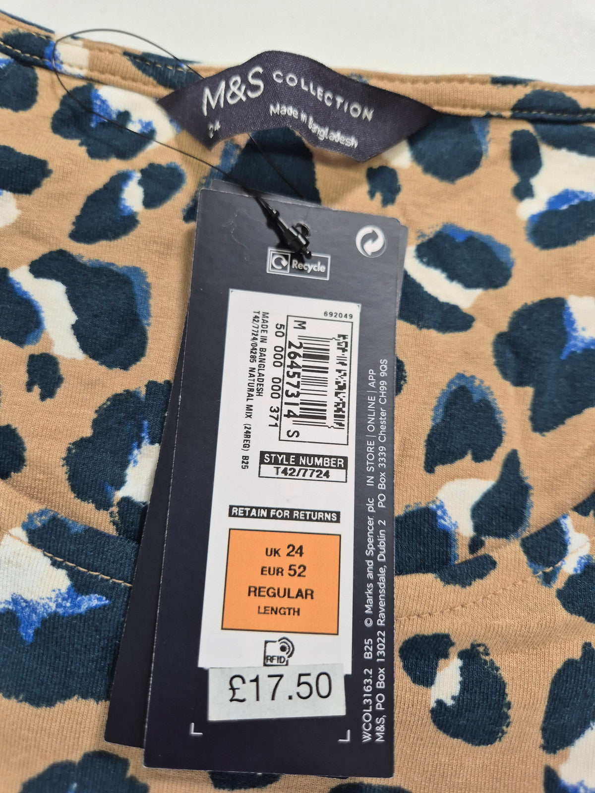 Naiste kleit leopard