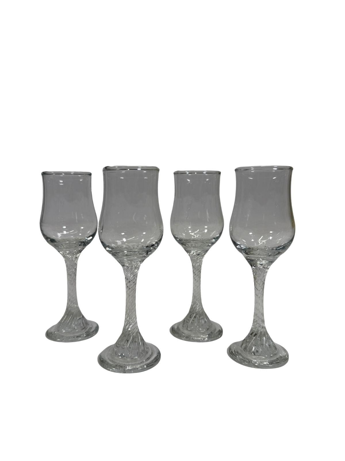 Vintage likööriklaaside komplekt 5 tk