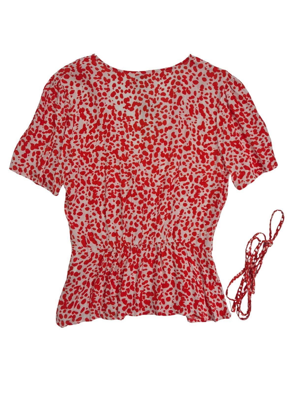 Naiste punase kirju pluus