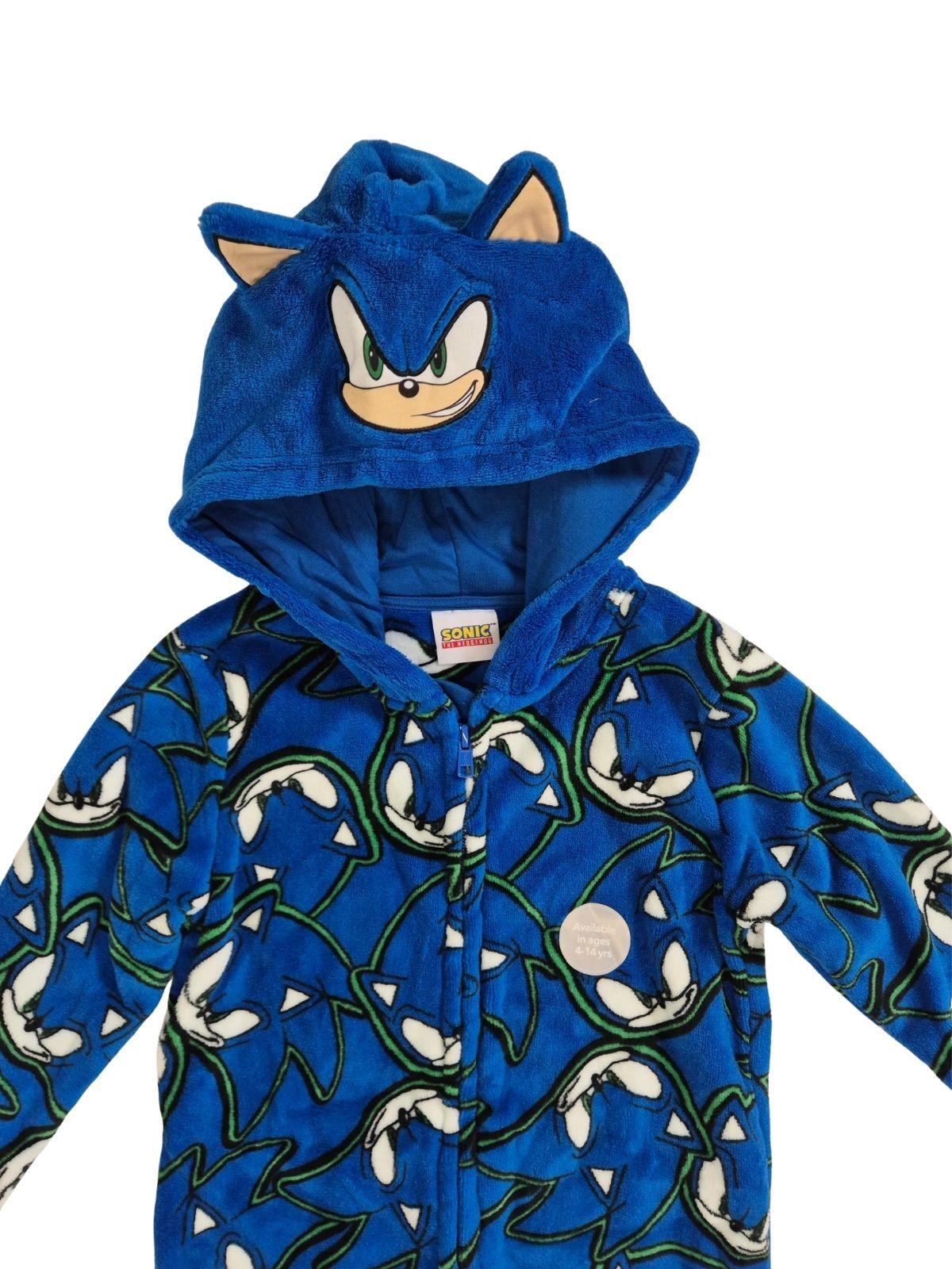 Poiste sinine fliiskombe Siil Sonic