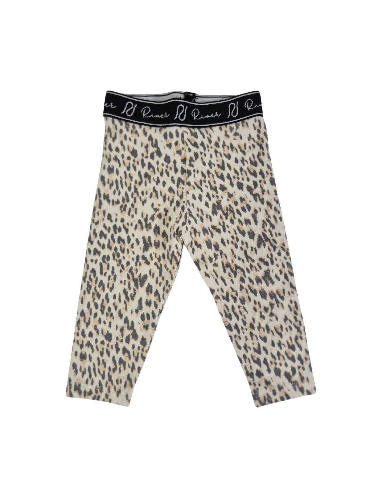 Tüdrukute beežid retuusid leopard