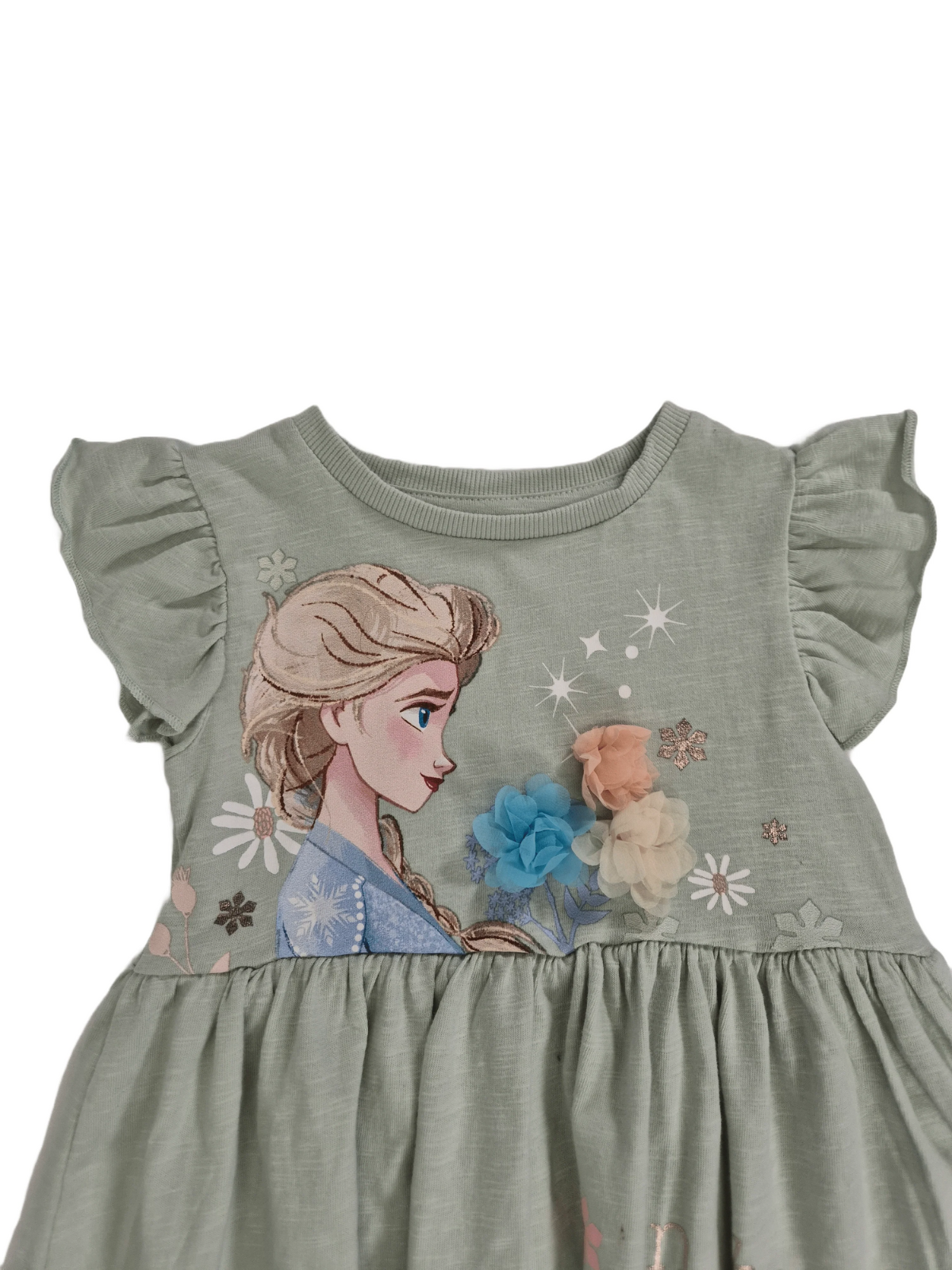 Tüdrukute roheline kleit Elsa