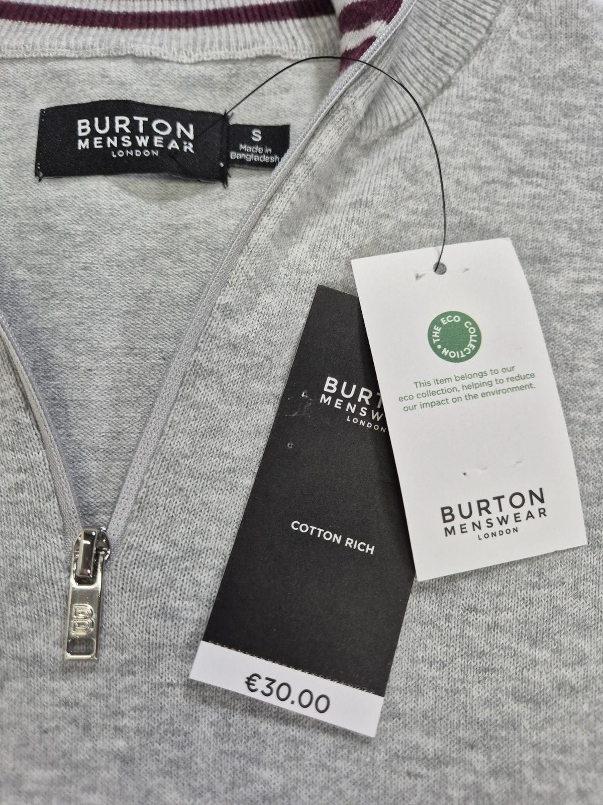 BURTON Meeste hall kraega kampsun