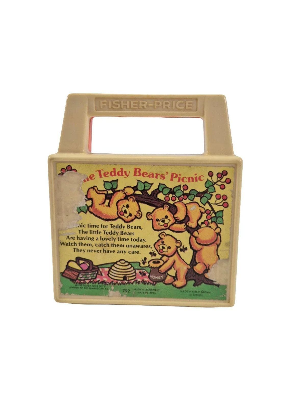 FISHER-PRICE 1979 Vintage Fisher Price Music Box