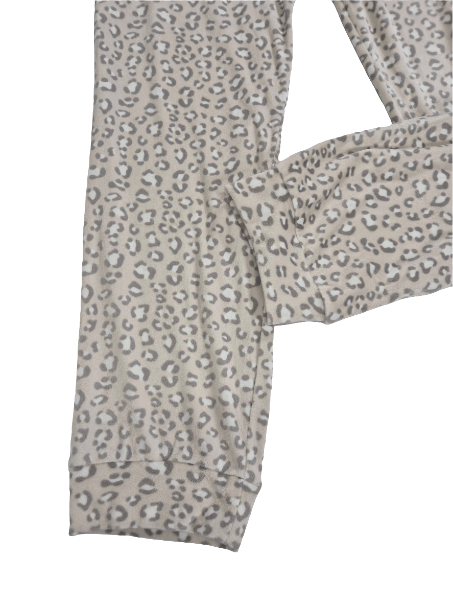 GEORGE Naiste fliispüksid leopard