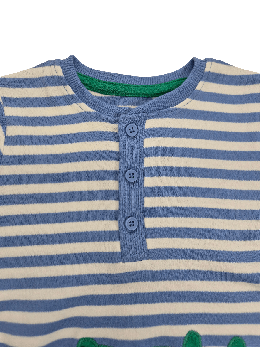 GEORGE Poiste triibuline romper krokodill