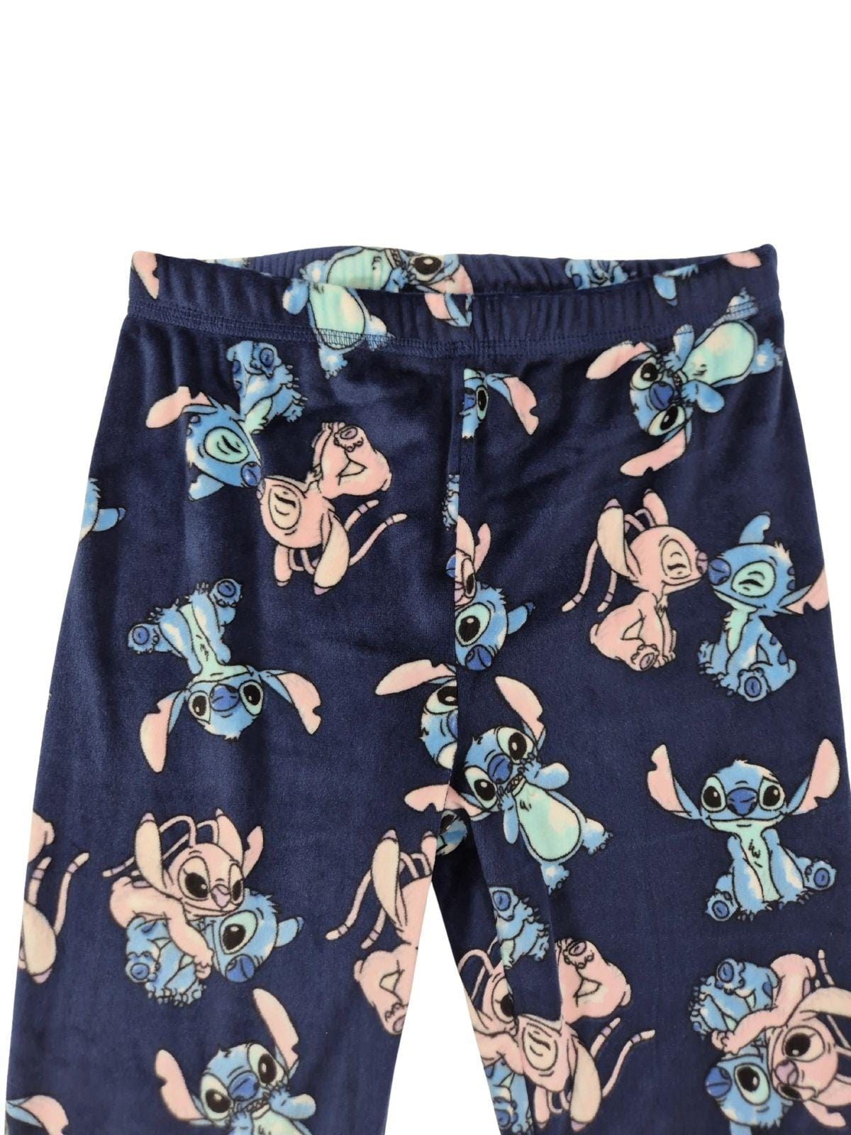 GEORGE Tüdrukute sinised stretš samet püksid Stitch