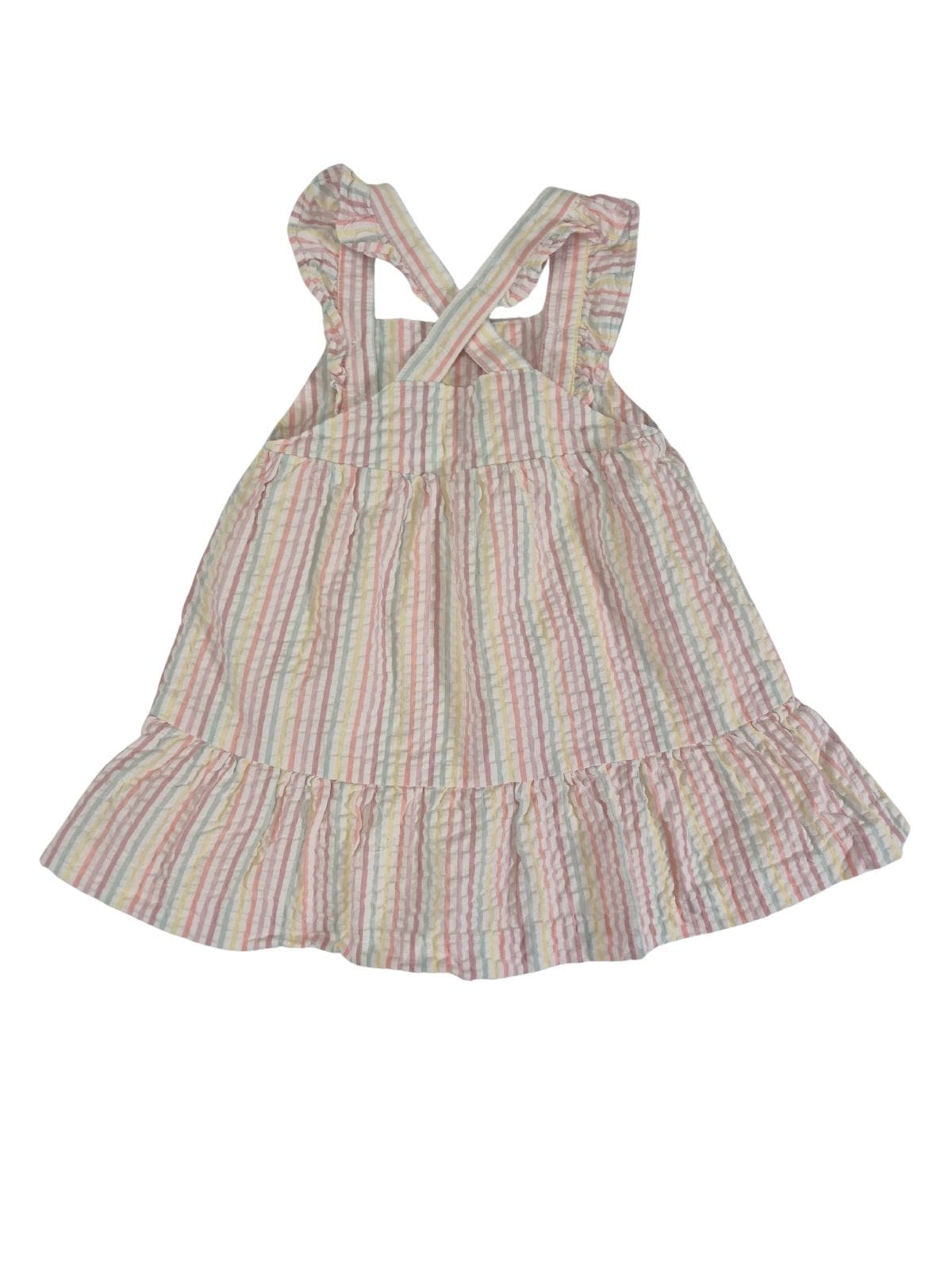 JOHN LEWIS Tüdrukute roosa triibuline kleit