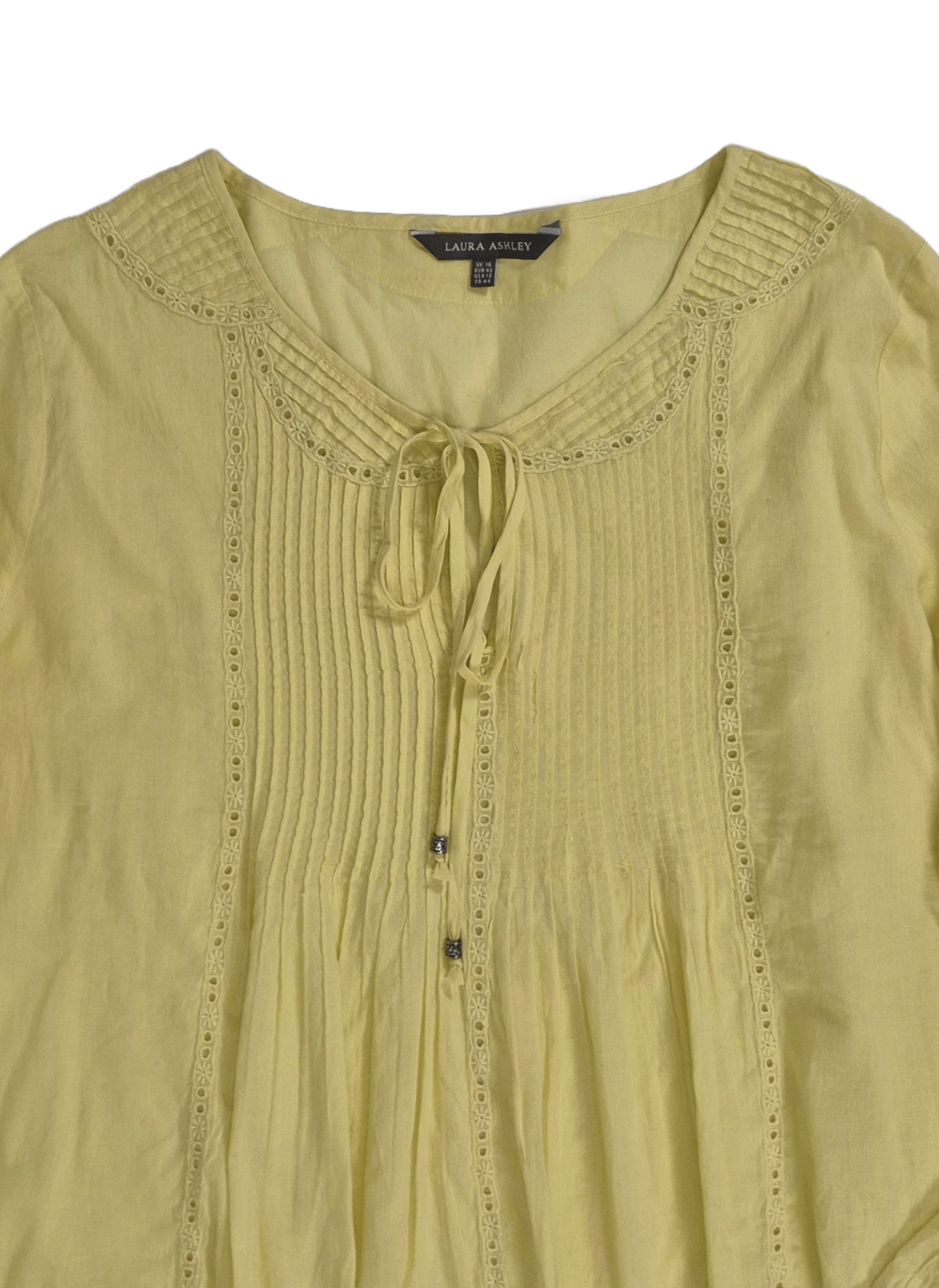 LAURA ASHLEY Naiste kollane pluus