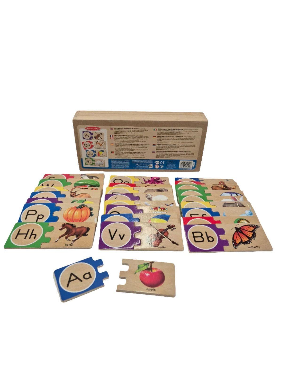MELISSA & DOUG Puidust tähestikupusle