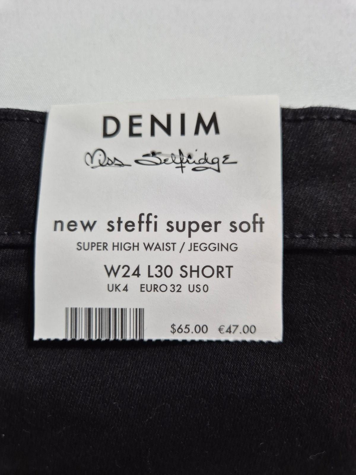 MISS SELFRIDGE Mustad super stretšteksad Steffi
