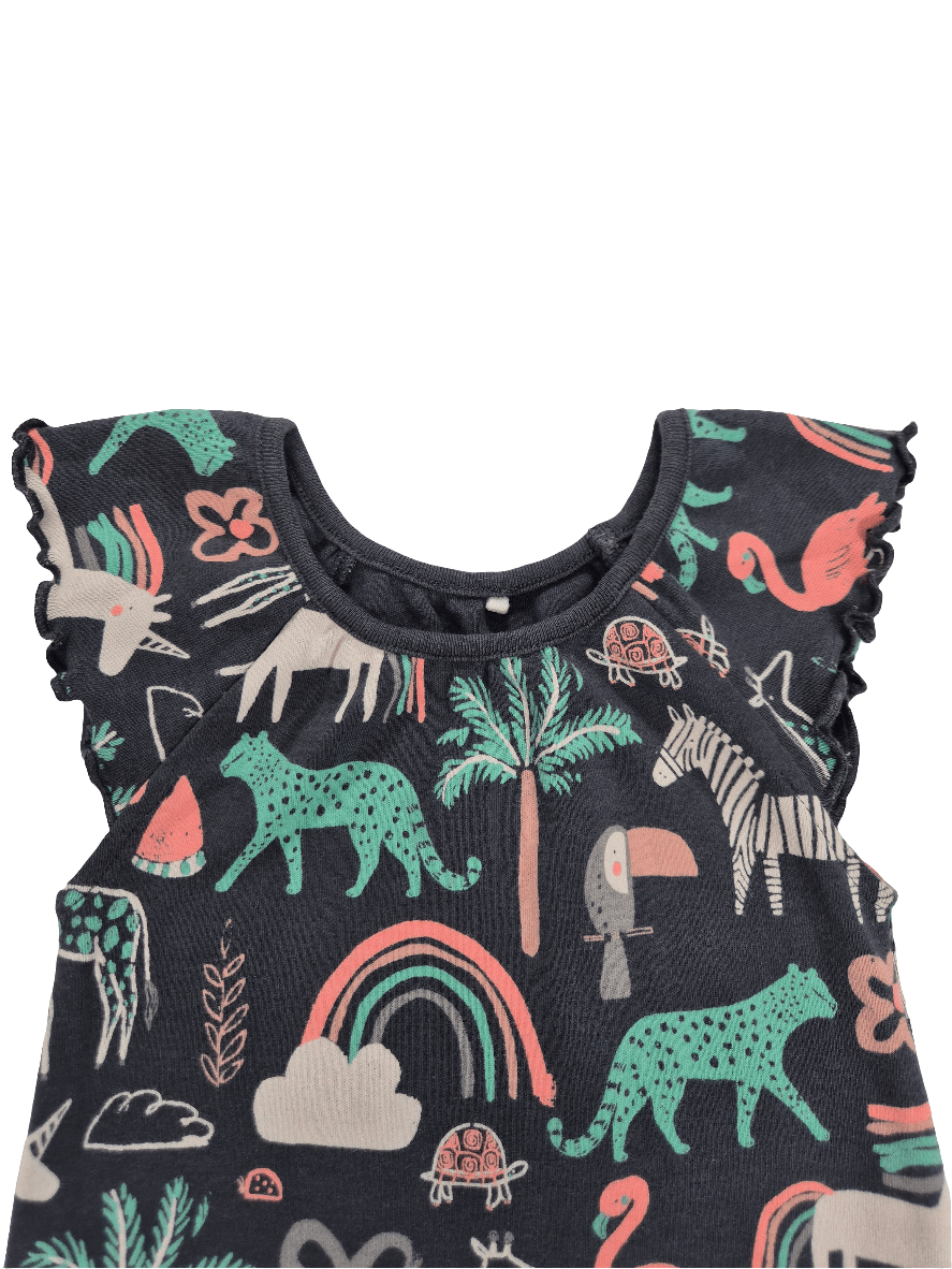 NEXT Tüdrukute loomadega romper