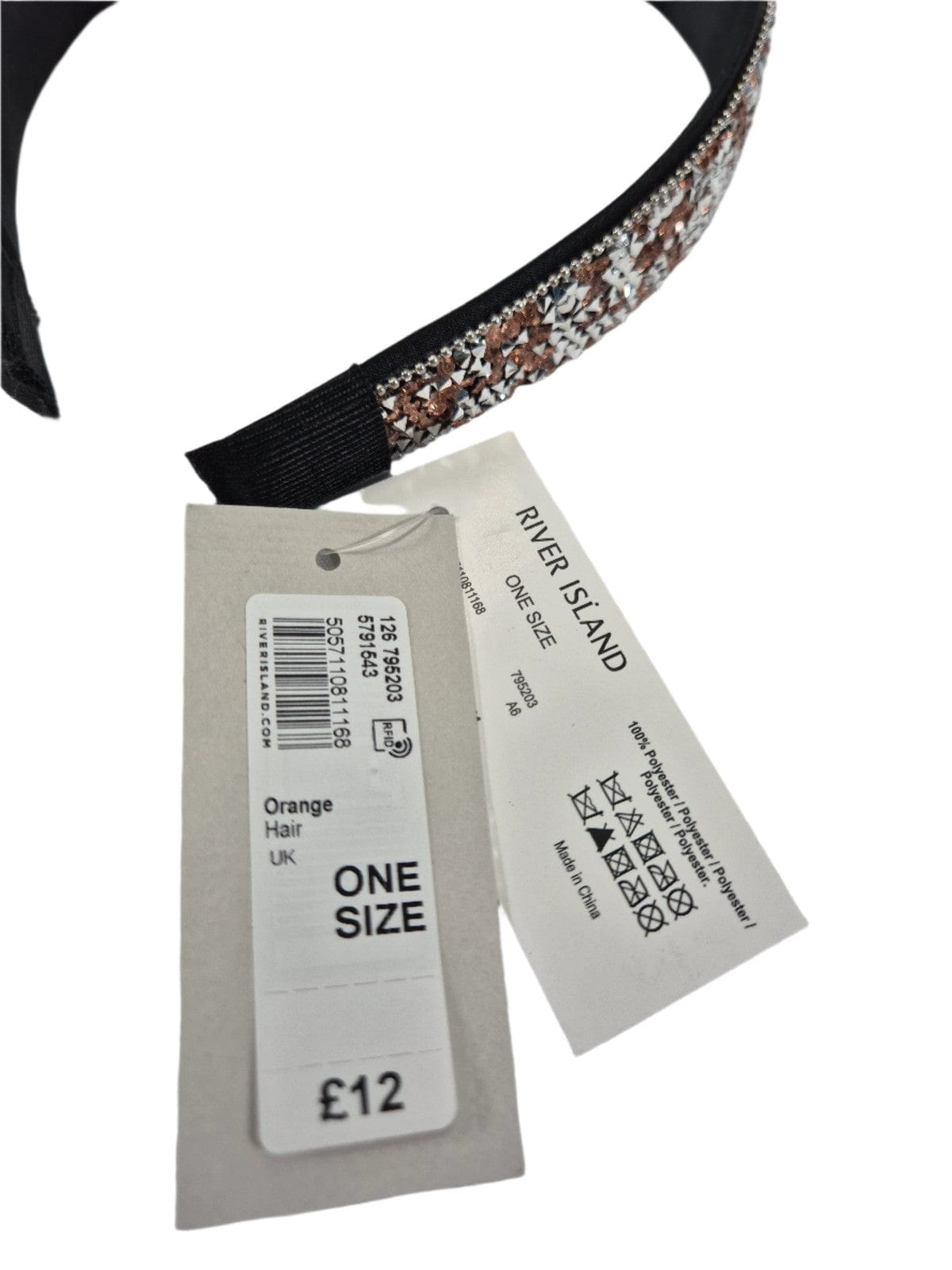 RIVER ISLAND Kivikestega peavõru