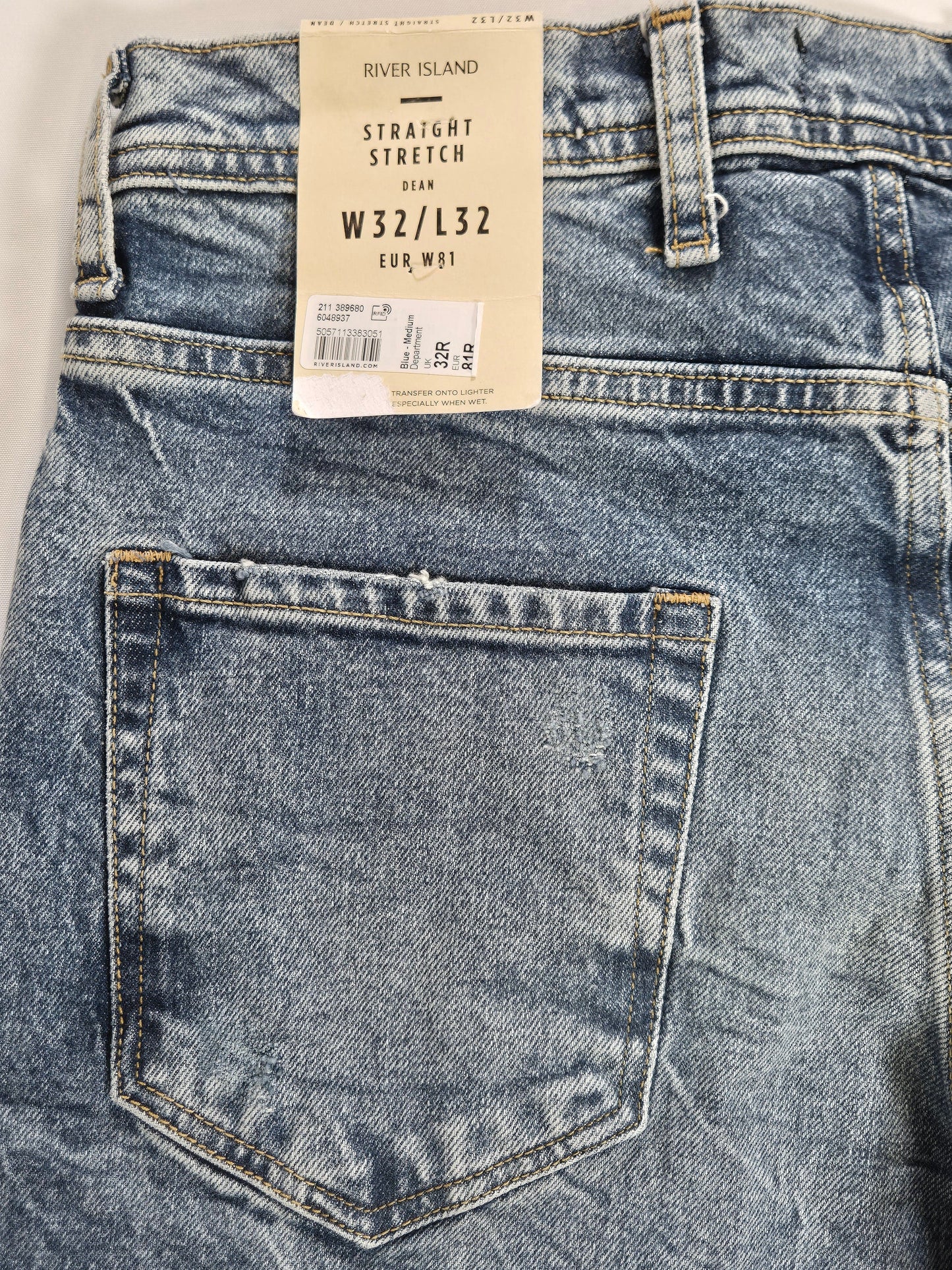 RIVER ISLAND Meeste lõhkised nööpidega teksad