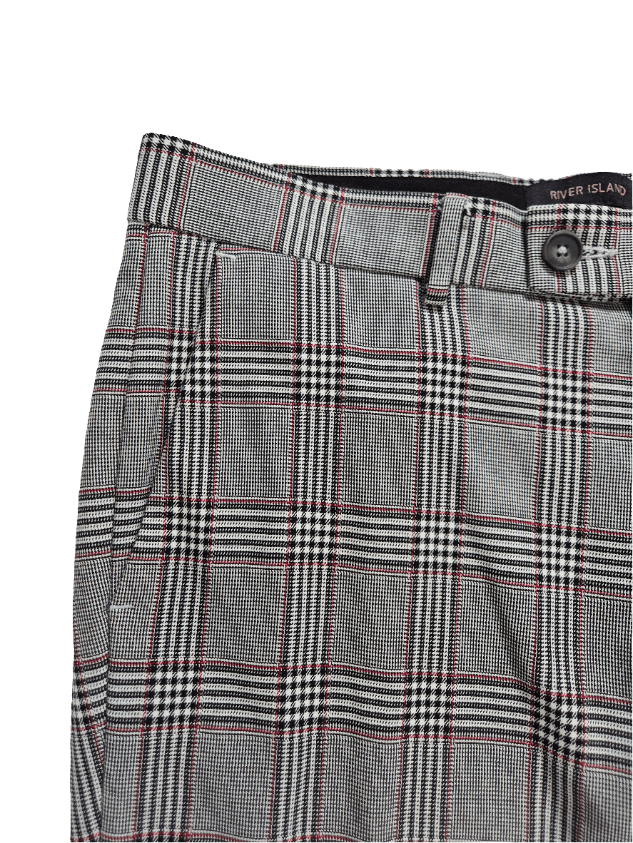 RIVER ISLAND Meeste ruudulised viigipüksid