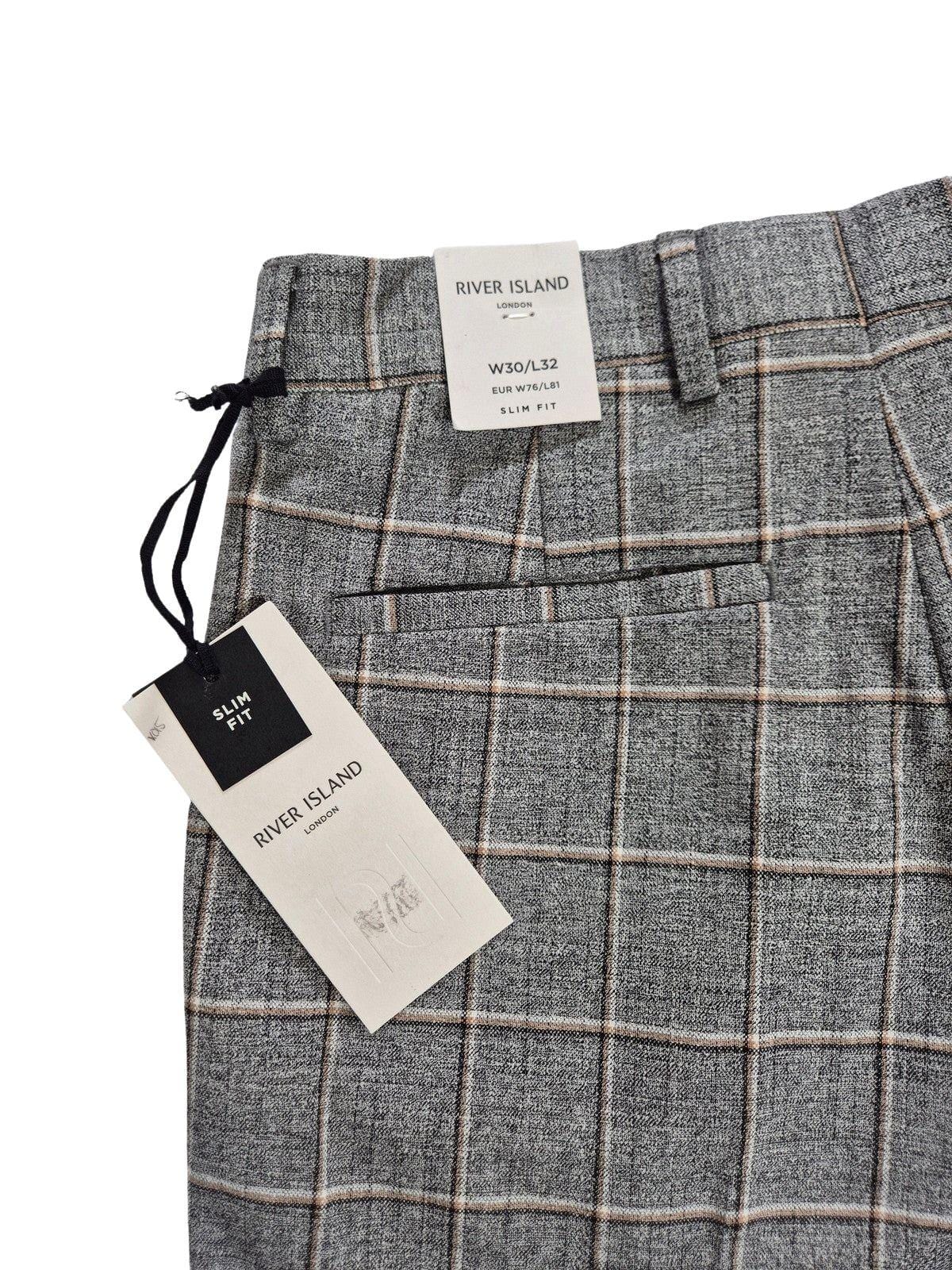 RIVER ISLAND Meeste ruudulised viigipüksid