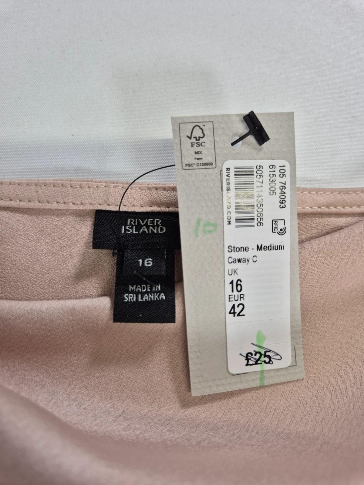 RIVER ISLAND Naiste beež top