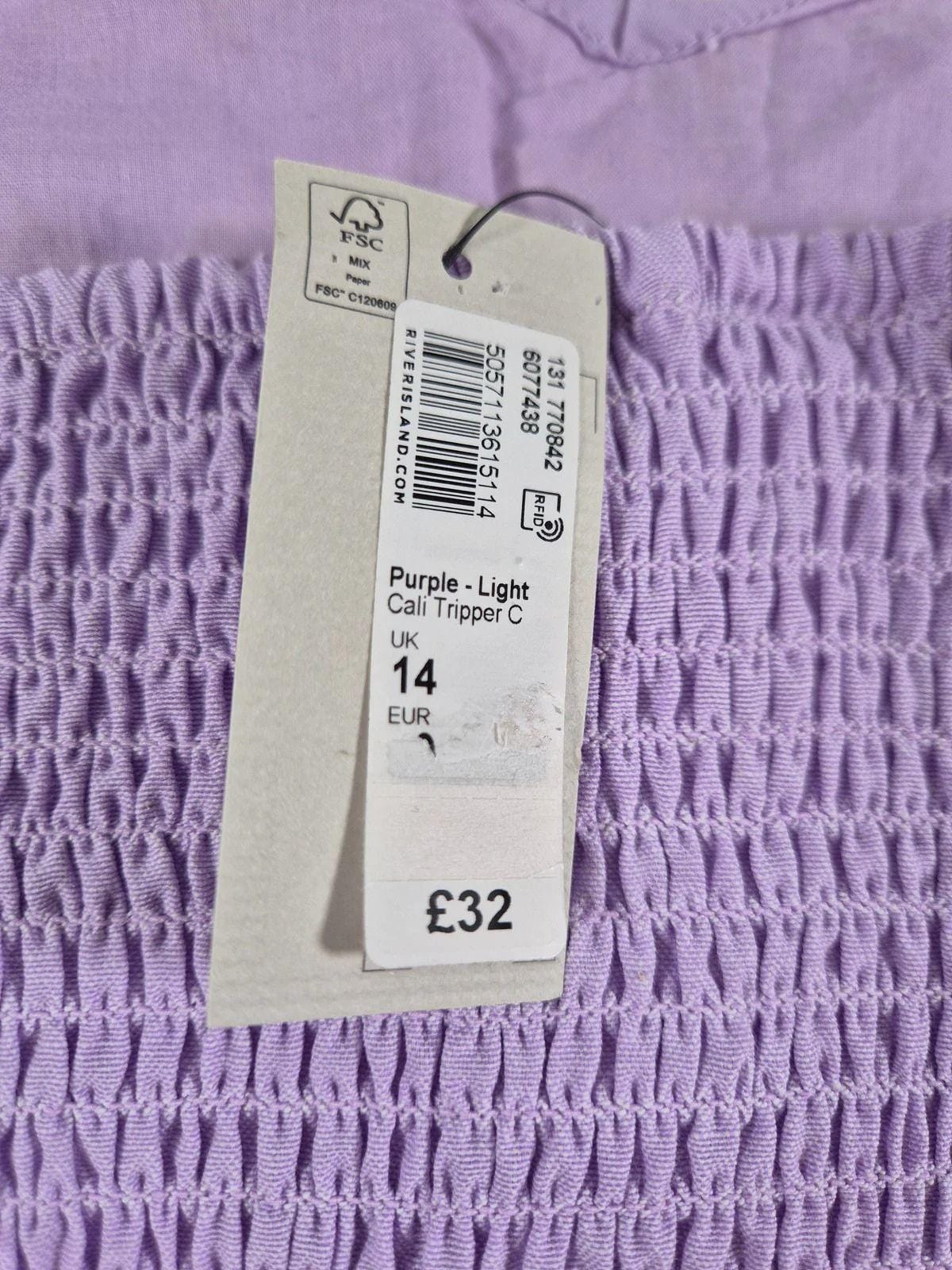 RIVER ISLAND Naiste lilla top