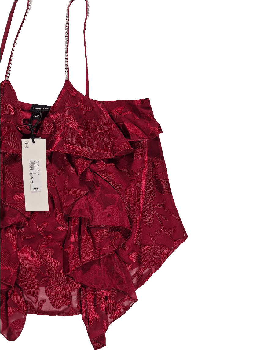 RIVER ISLAND Naiste punane top