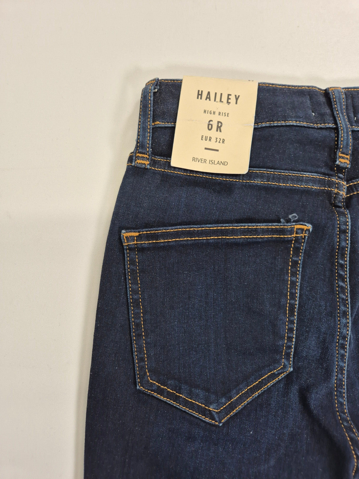 RIVER ISLAND Naiste tumesinised teksad Hailey