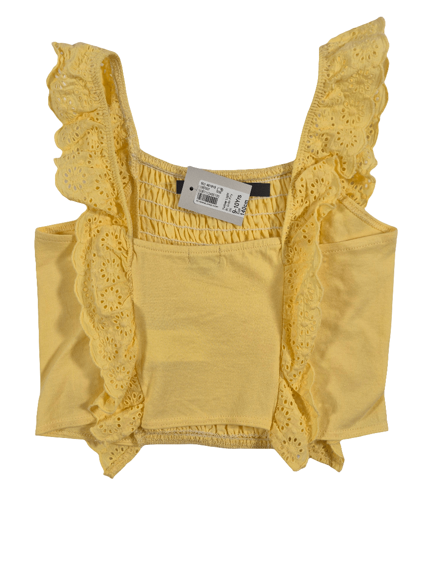 RIVER ISLAND Tüdrukute kollane top