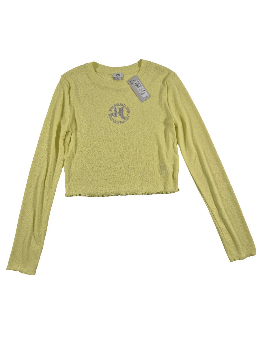 RIVER ISLAND Tüdrukute kollane top/pluus