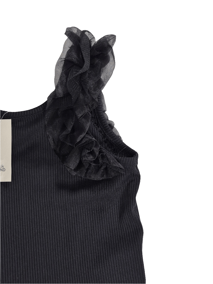 RIVER ISLAND Tüdrukute must rüüsidega top