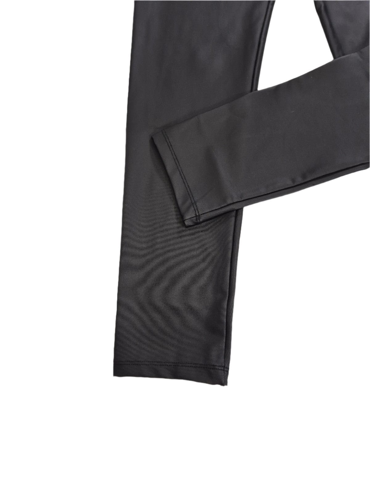 RIVER ISLAND Tüdrukute mustad nahksed retuusid