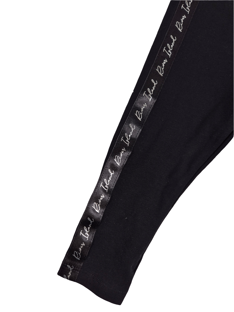 RIVER ISLAND Tüdrukute mustad retuusid