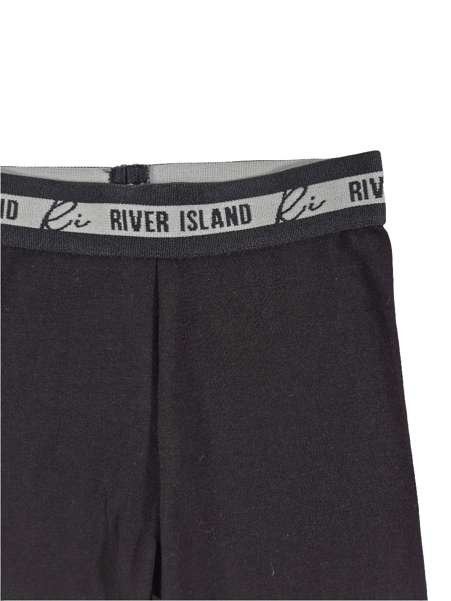 RIVER ISLAND Tüdrukute mustad retuusid