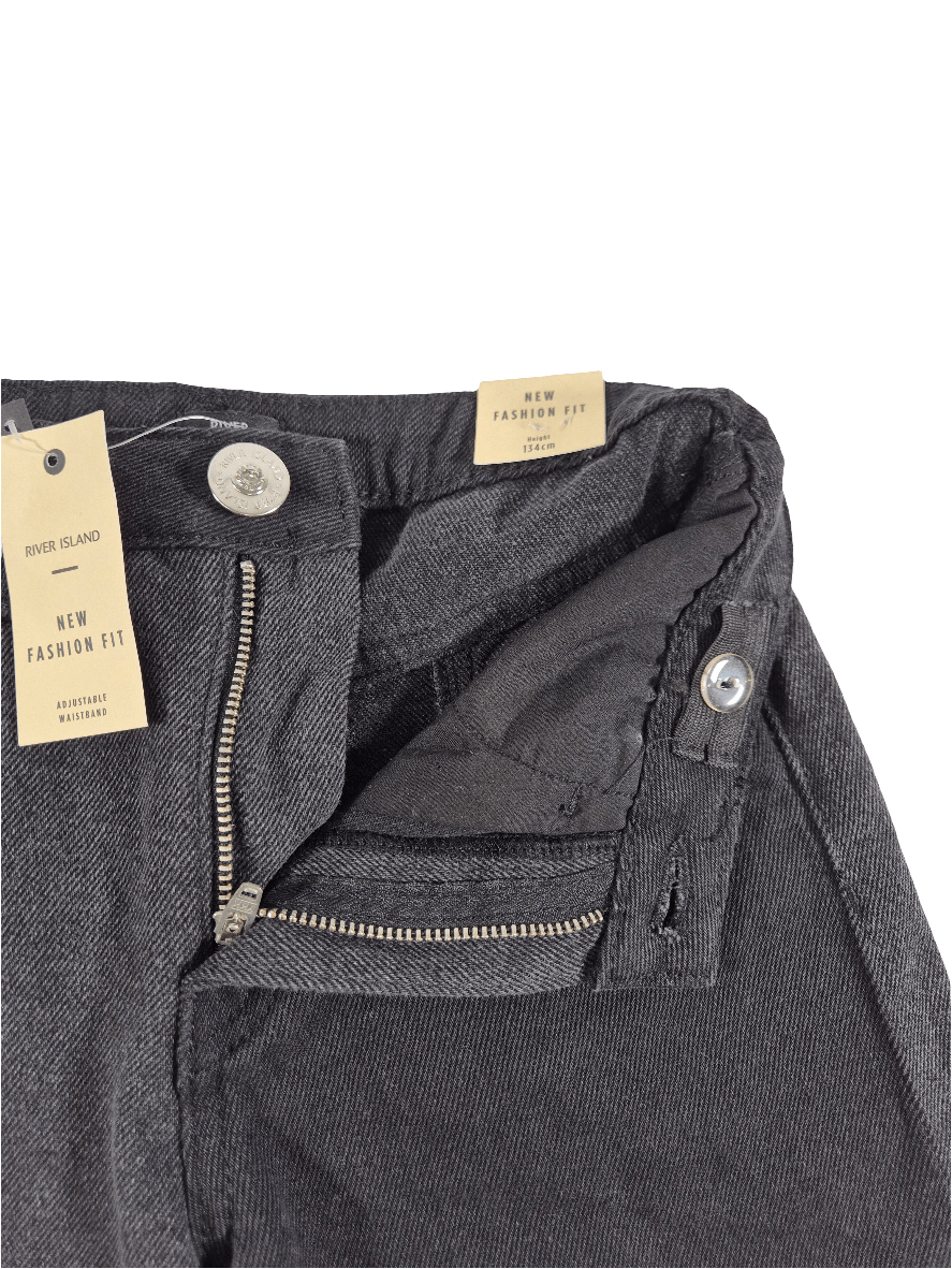 RIVER ISLAND Tüdrukute mustad teksad