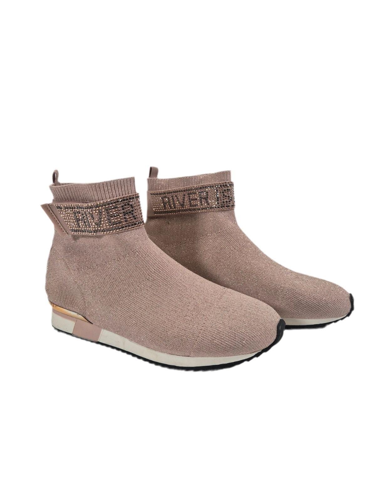 RIVER ISLAND Tüdrukute roosad sädelevad sokktossud