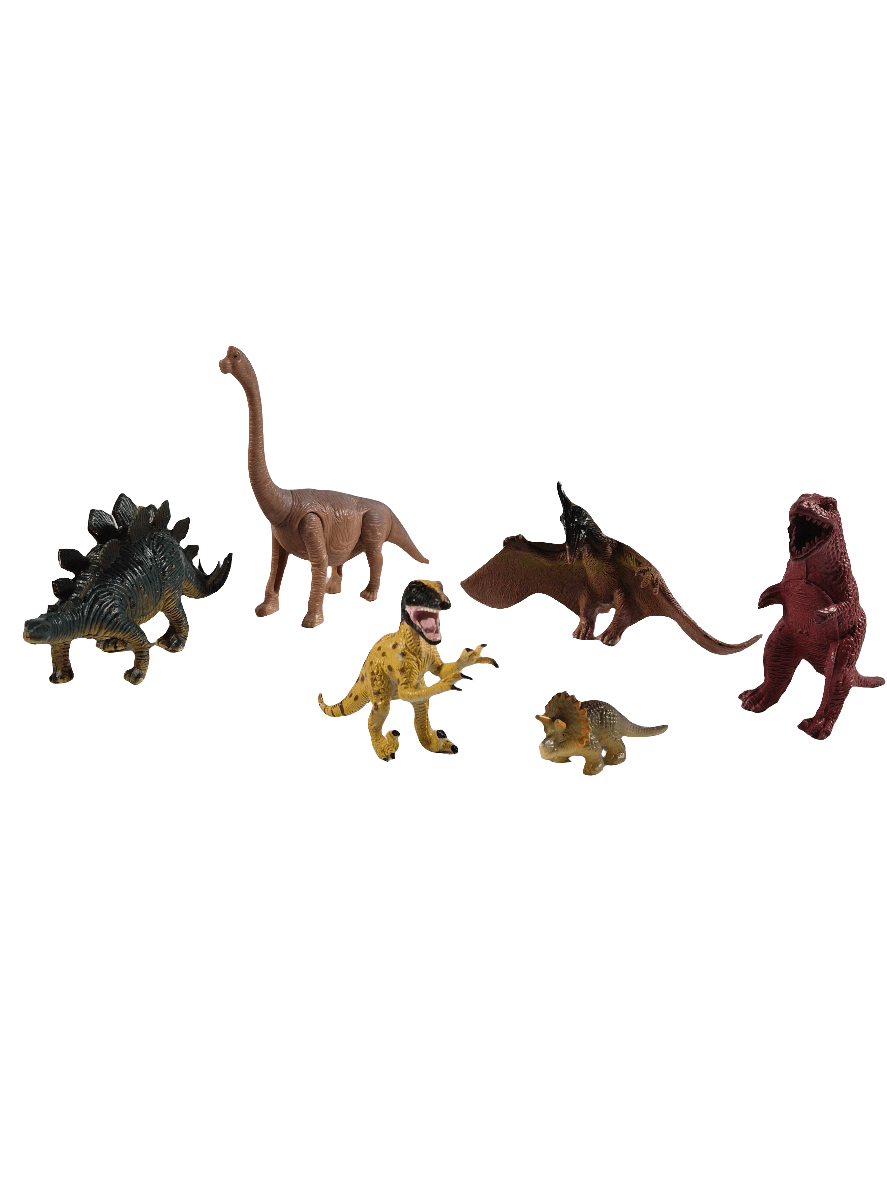 SECOND BEST TAASKASUTUS Dinosaurused 6tk