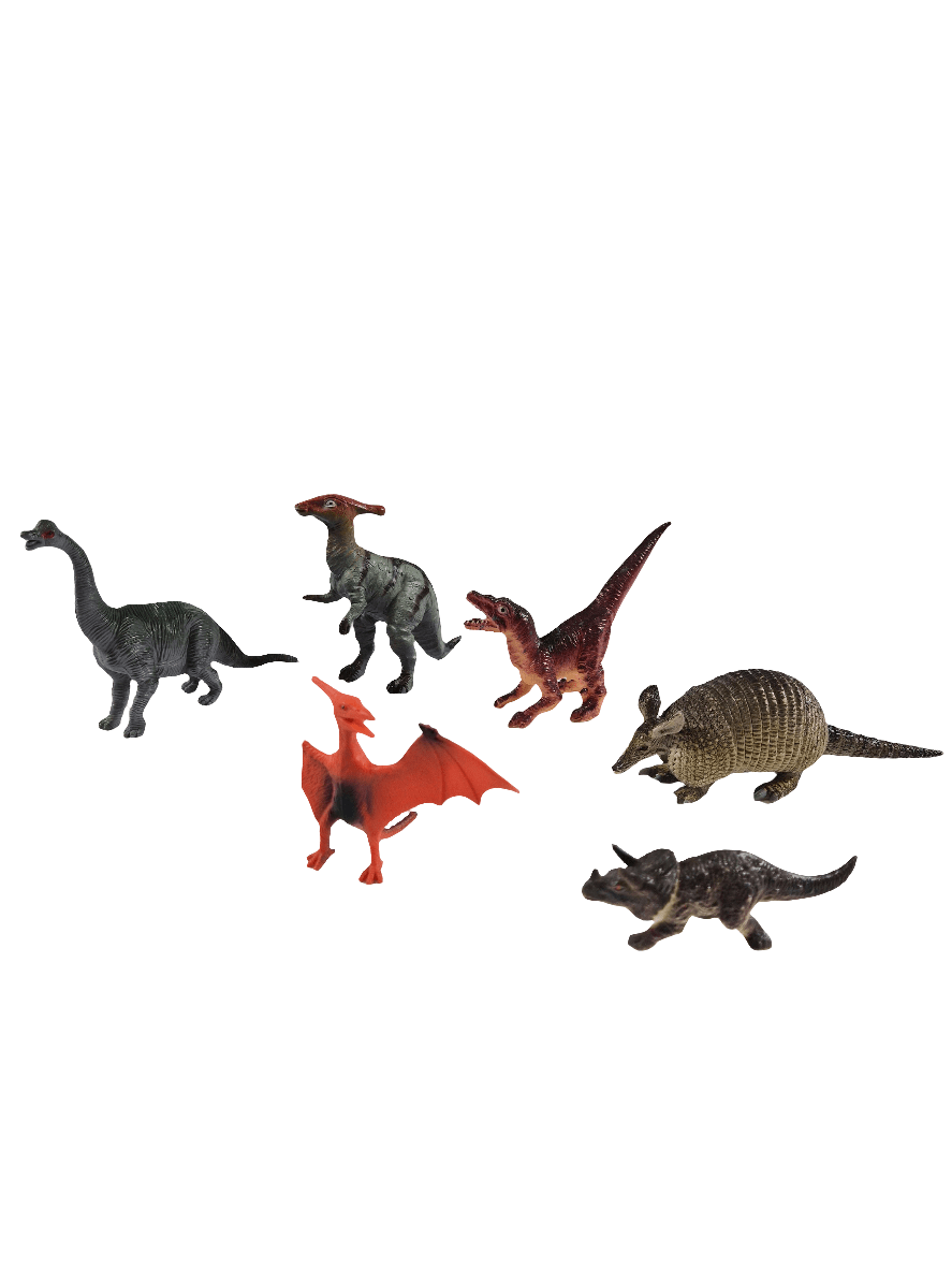 SECOND BEST TAASKASUTUS Dinosaurused 6tk