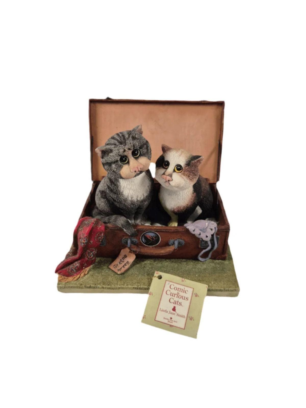 SECOND BEST TAASKASUTUS Keraamiline kassikuju "Comic & Curious Cats"