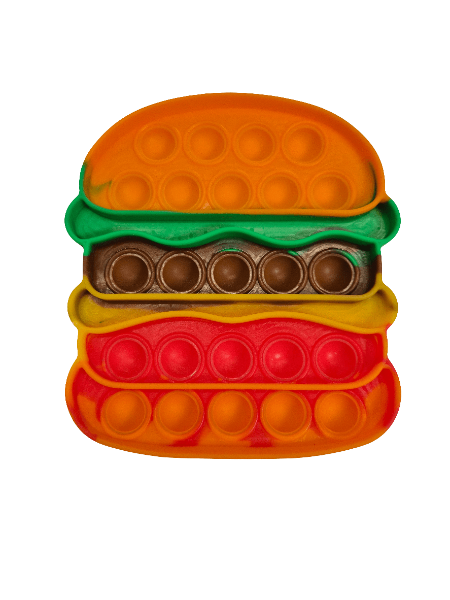 SECOND BEST TAASKASUTUS Pop it mullimäng hamburger