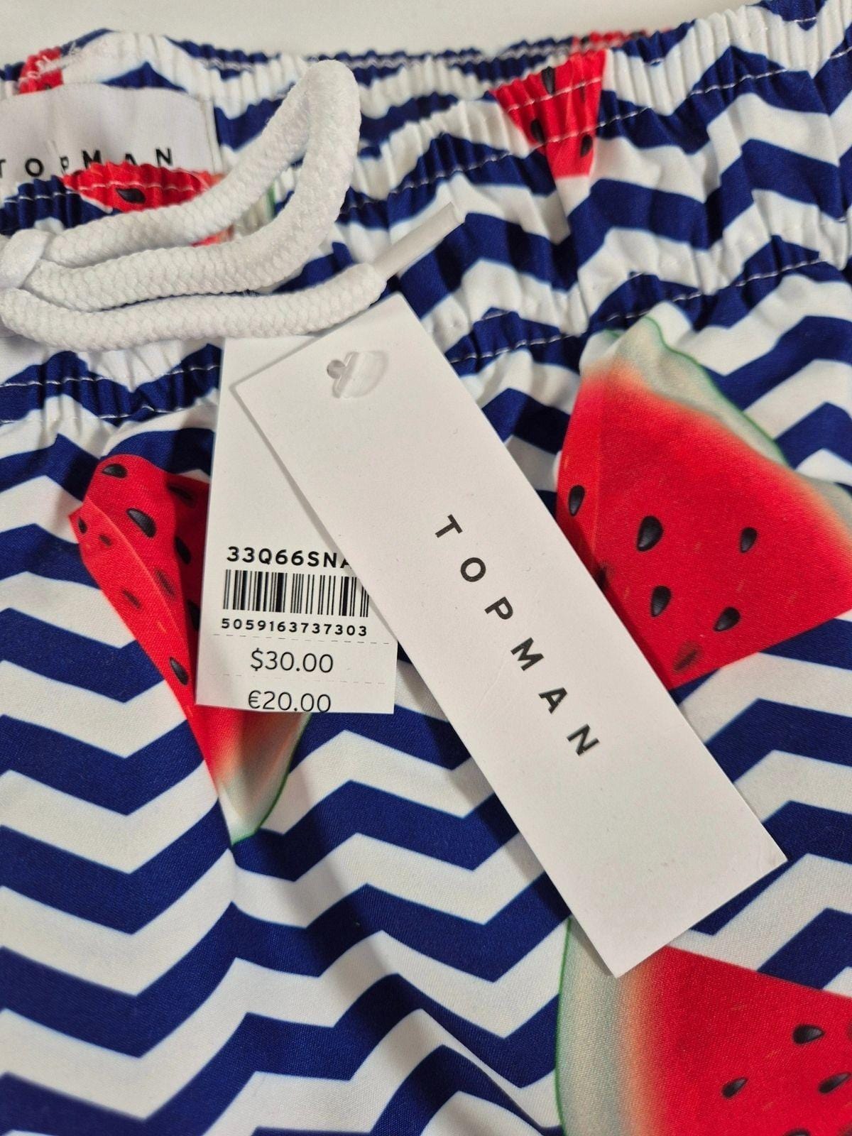 TOPMAN Meeste arbuusidega ujumispüksid