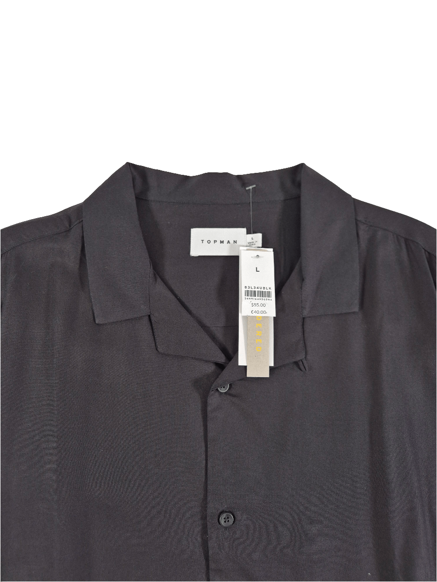 TOPMAN Meeste mustriline triiksärk