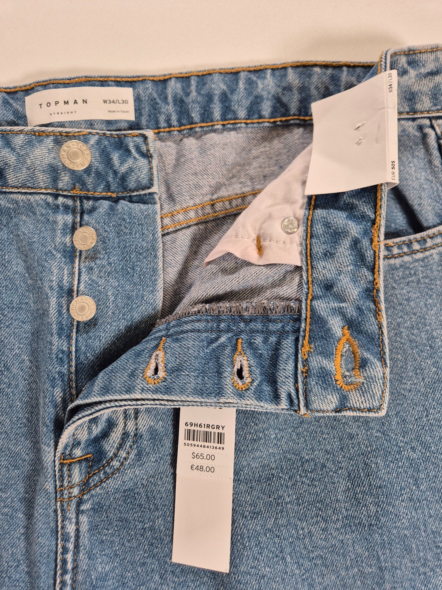 TOPMAN Meeste nööpidega teksad