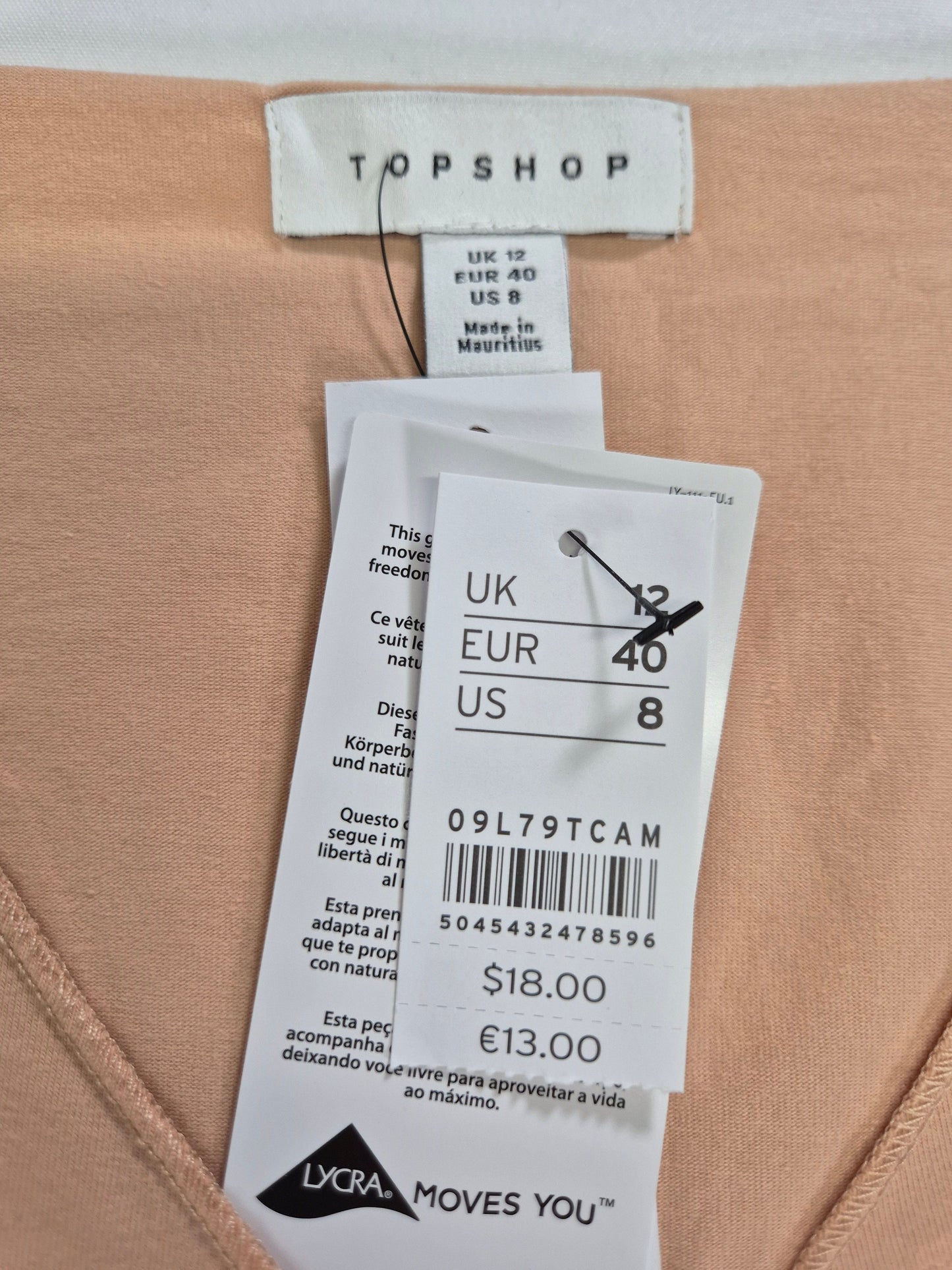 TOPSHOP Naiste heleoranž pluus
