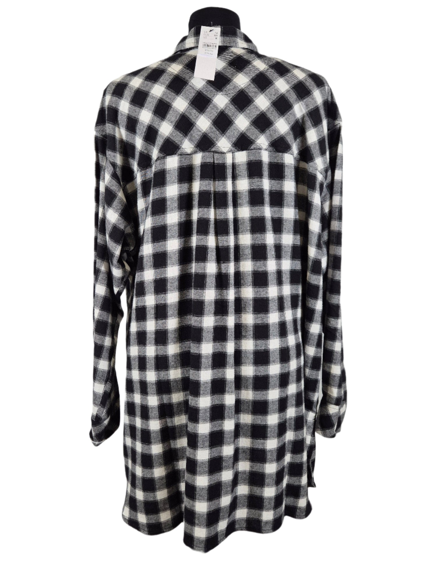 TOPSHOP Naiste pikk ruuduline pluus