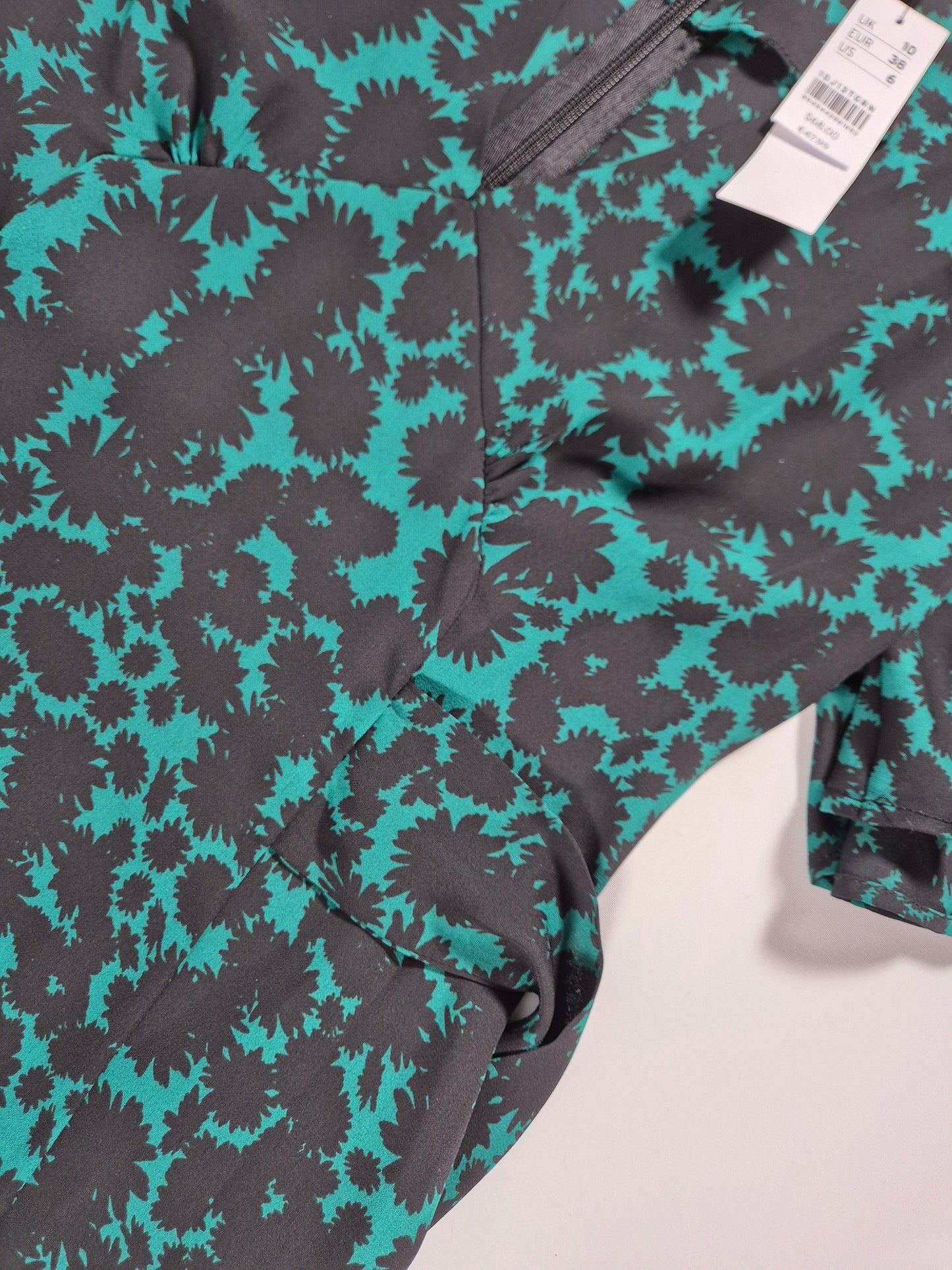 TOPSHOP Naiste roheline satsidega kleit