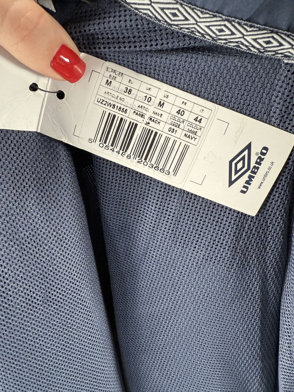 UMBRO Naiste sinine spordijakk