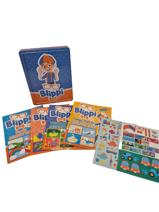 Blippi tegevus raamatud + kleepsud