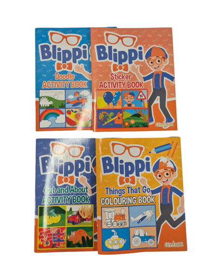 Blippi tegevus raamatud + kleepsud