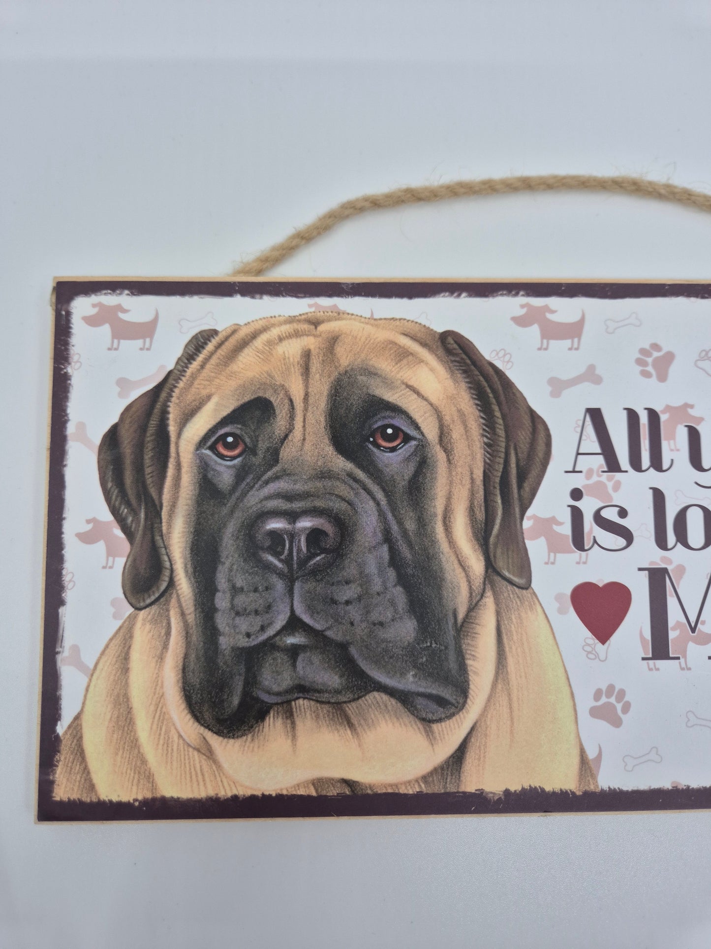 Puidust silt Mastiff