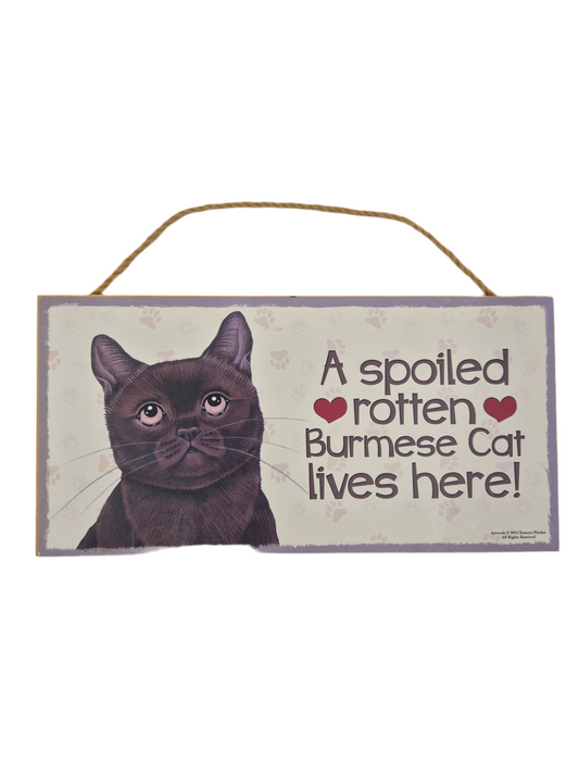 Puidust silt Burma kass