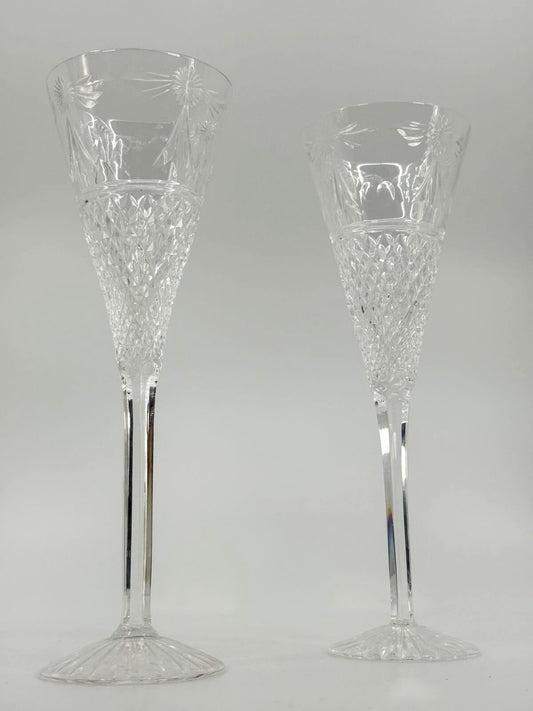 Kristallist šampanjapokaalid