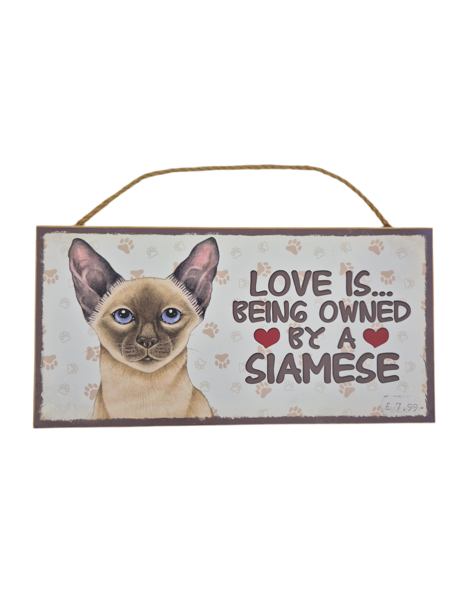 Puidust silt Siiami kass